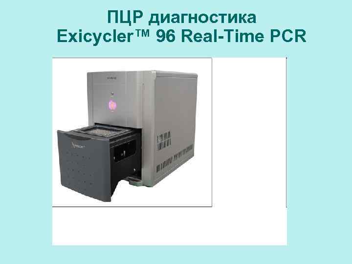 ПЦР диагностика Exicycler™ 96 Real-Time PCR 