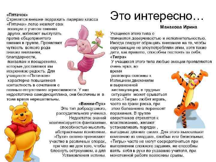 Это интересно… Манакова Ирина 