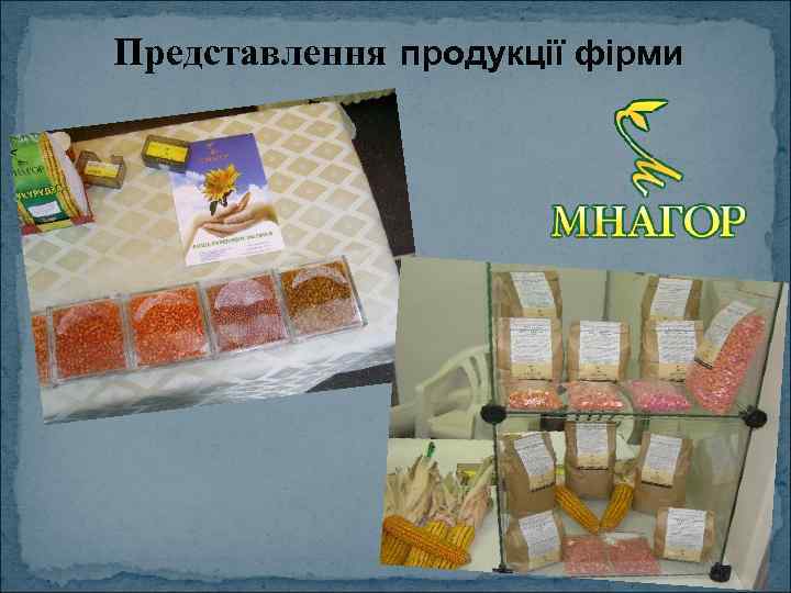 Представлення продукції фірми 