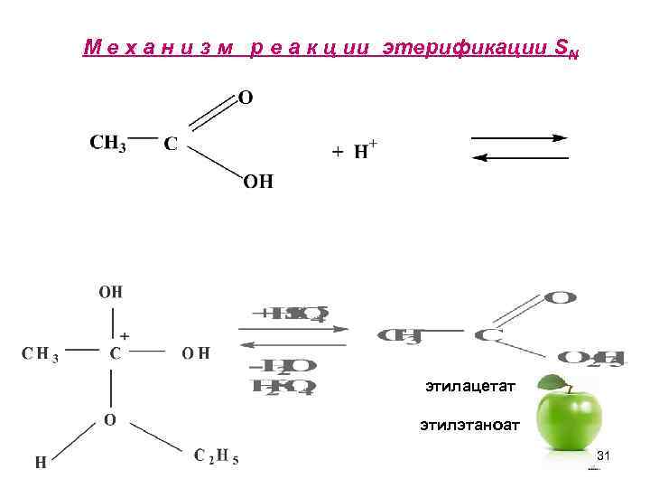 М е х а н и з м р е а к ц ии