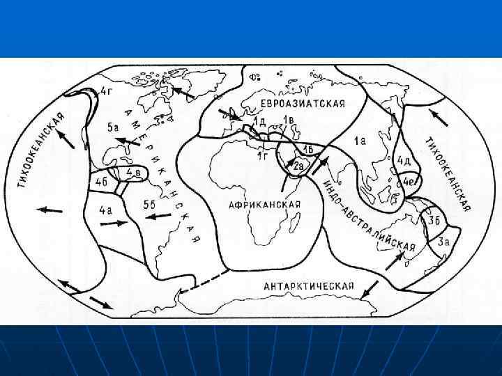 Контурная карта движения земной коры