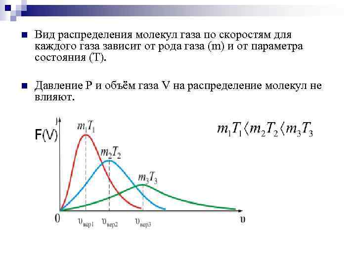 Распределение газа по скоростям