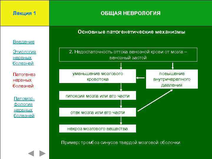 Лекция 1 ОБЩАЯ НЕВРОЛОГИЯ Основные патогенетические механизмы Введение Этиология нервных болезней Патогенез нервных болезней