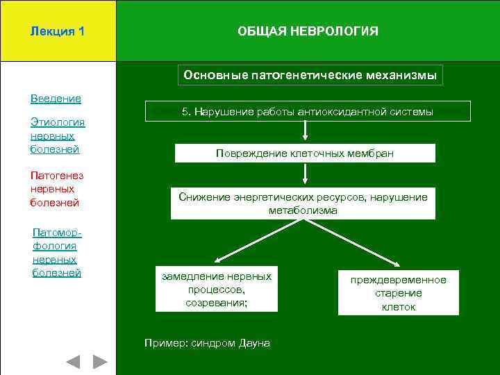 Лекция 1 ОБЩАЯ НЕВРОЛОГИЯ Основные патогенетические механизмы Введение Этиология нервных болезней Патогенез нервных болезней