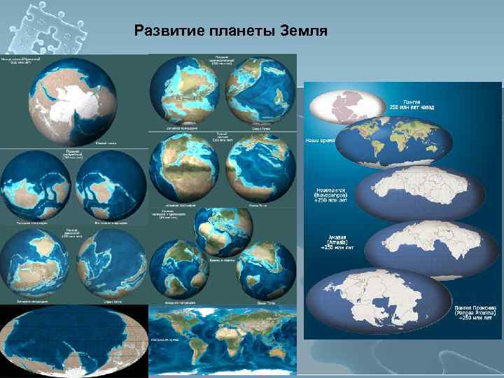 Развитие планеты Земля 