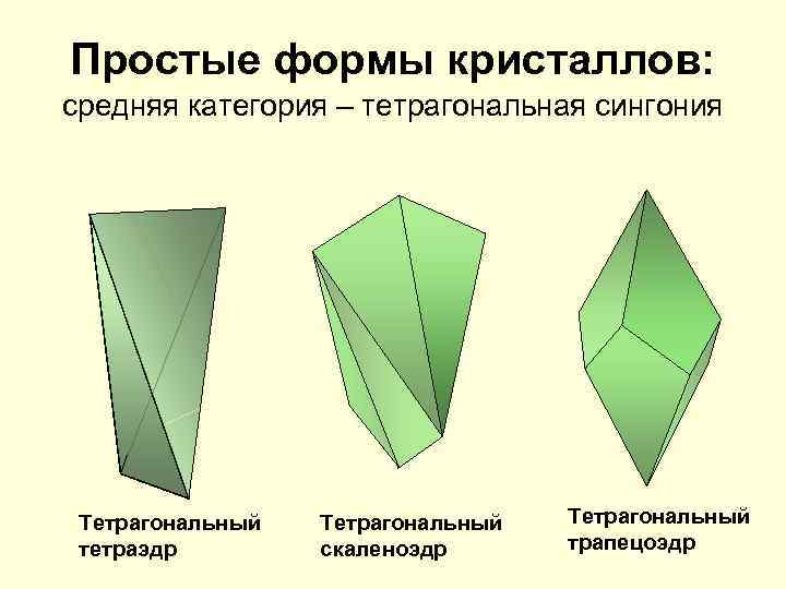 Какие простые формы. Тетрагональный трапецоэдр. Тетрагональный скаленоэдр. Кристалл скаленоэдр формы. Тетрагональный трапецоэдр категория.