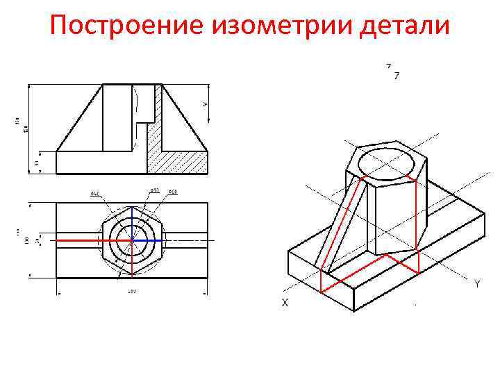 Аксонометрический чертеж считается заданным если известно