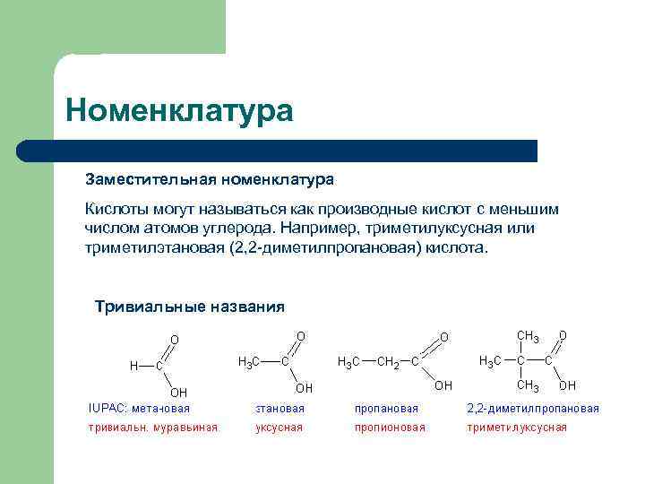 3 3 диметилпропановая кислота