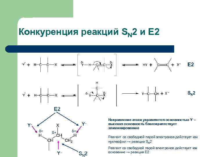 Бесплатные реакции. Механизм элиминирования e1 и e2. Реакции элиминирования e2). Механизм е2 элиминирования. Механизмы элиминирования е1 и е2.