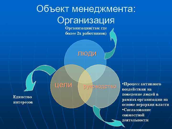 Объект менеджмента