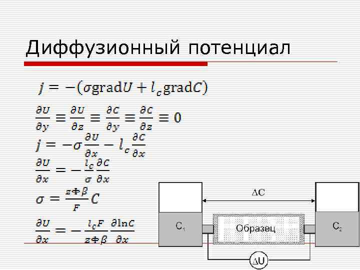 Диффузионный потенциал 