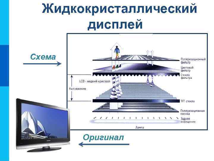 Жидкокристаллический дисплей Схема Оригинал 