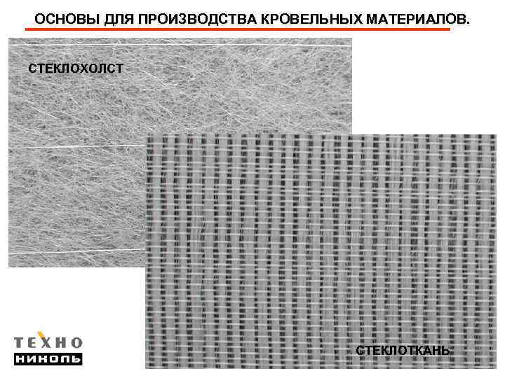 ОСНОВЫ ДЛЯ ПРОИЗВОДСТВА КРОВЕЛЬНЫХ МАТЕРИАЛОВ СТЕКЛОХОЛСТ СТЕКЛОТКАНЬ 