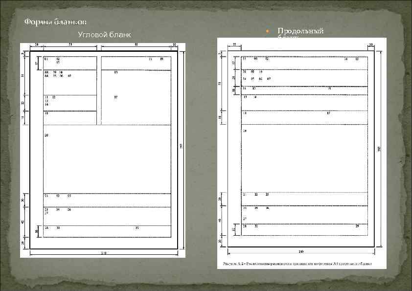 Продольный и угловой реквизиты. Продольные и угловые бланки. Формуляр углового Бланка. Угловой бланк.