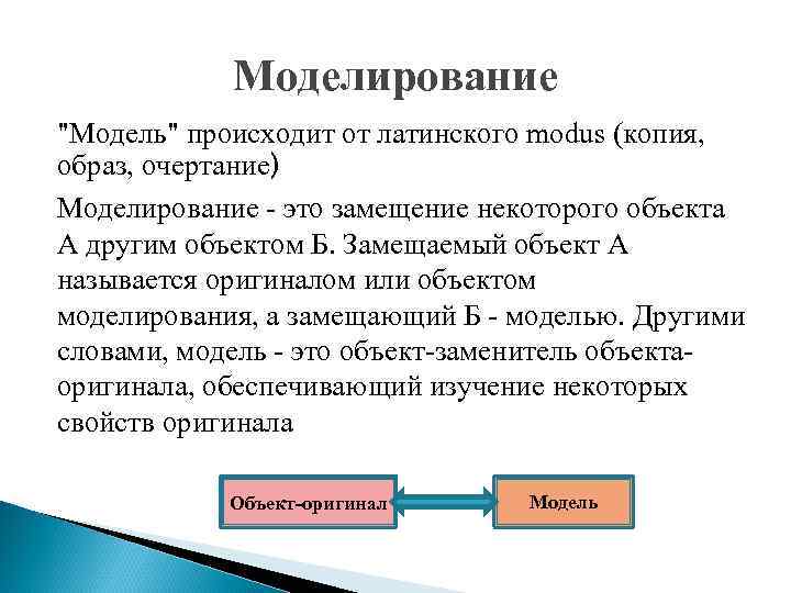 Моделирование 