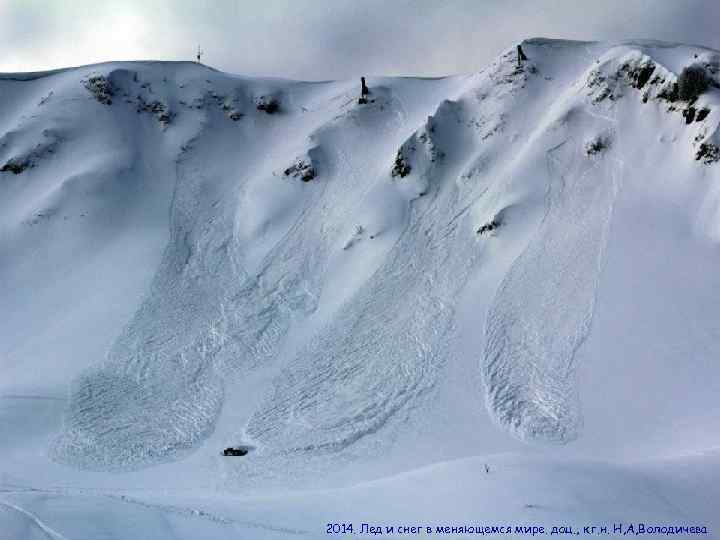 2014. Лед и снег в меняющемся мире. доц. , к. г. н. Н, А,