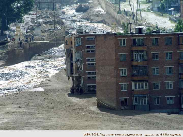 МФК. 2014. Лед и снег в меняющемся мире. доц. , к. г. н. Н.