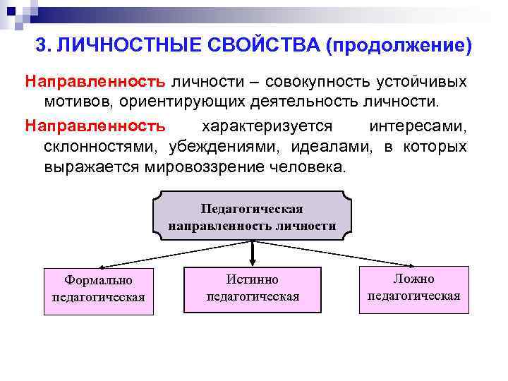 Направленность личности интересы склонности. Личностные свойства. Назовите основные свойства личности. Направленность интересов. Ложно педагогическая направленность личности учителя.