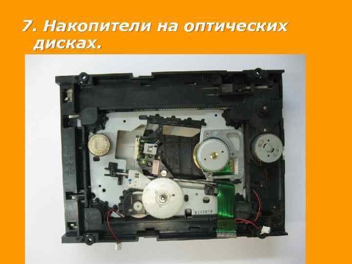7. Накопители на оптических дисках. 