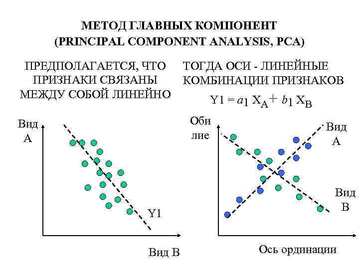 МЕТОД ГЛАВНЫХ КОМПОНЕНТ (PRINCIPAL COMPONENT ANALYSIS, PCA) ПРЕДПОЛАГАЕТСЯ, ЧТО ПРИЗНАКИ СВЯЗАНЫ МЕЖДУ СОБОЙ ЛИНЕЙНО