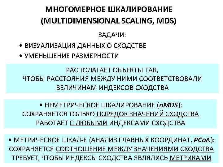 Многомерное шкалирование