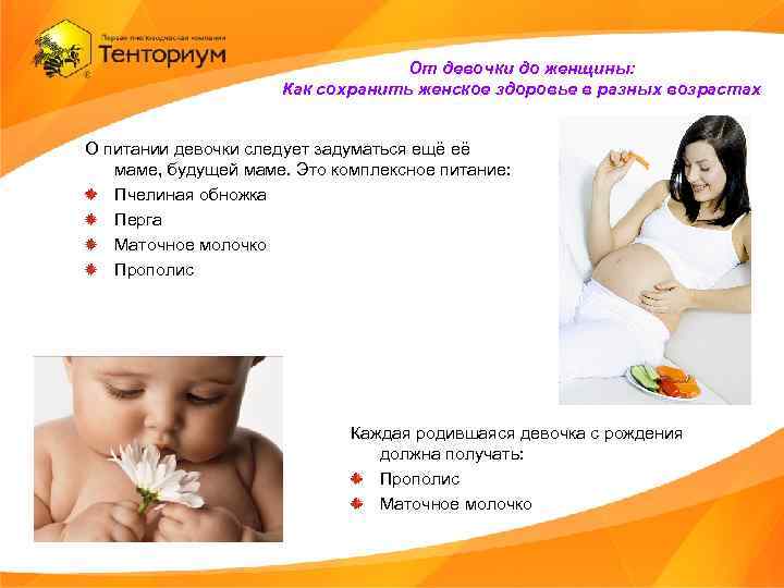 От девочки до женщины: Как сохранить женское здоровье в разных возрастах О питании девочки