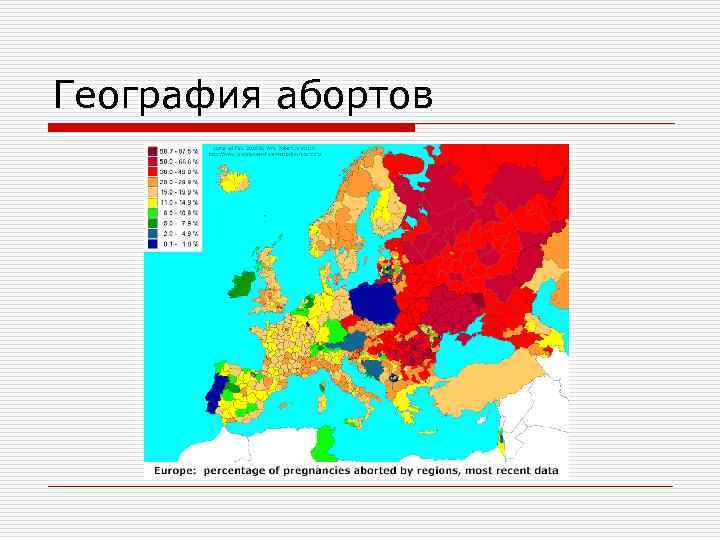 География абортов 