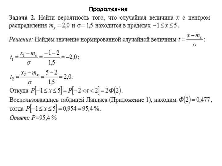 Продолжение 