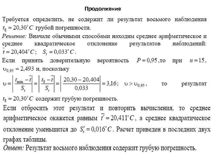 Продолжение 