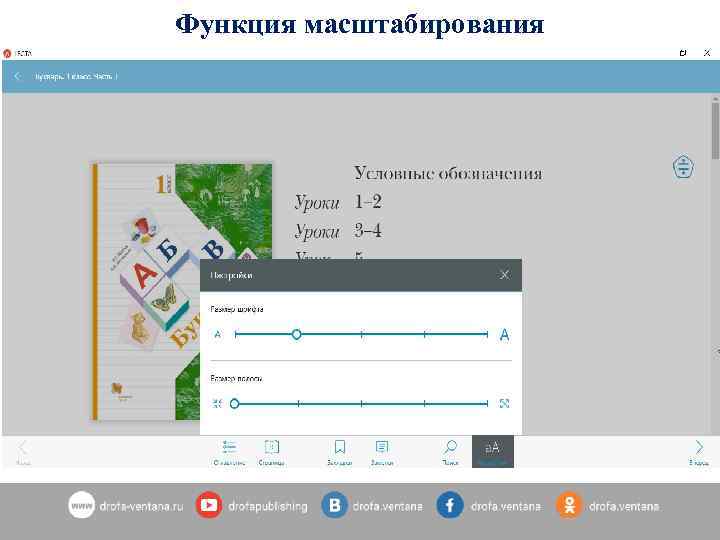 Функция масштабирования 