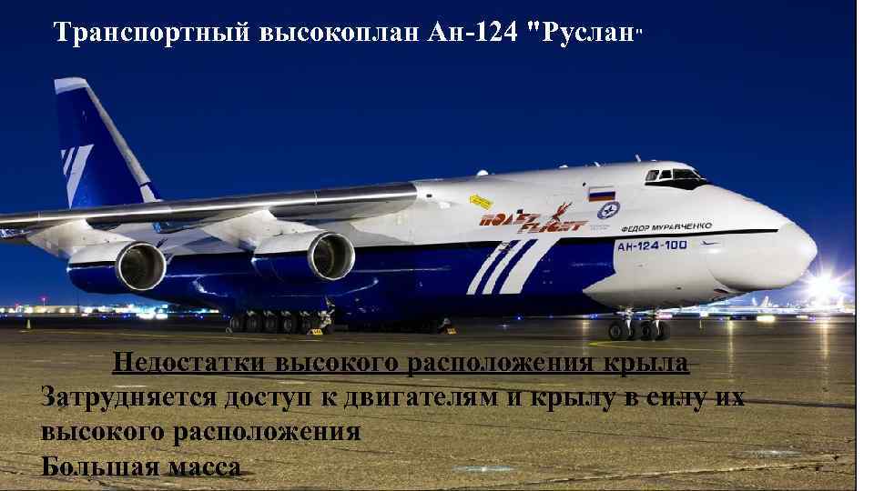 Транспортный высокоплан Ан-124 "Руслан" • Образец текста Второй уровень Третий уровень Четвертый уровень Пятый
