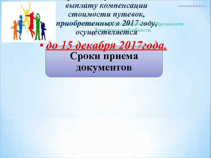 www. edu. lenobl. ru выплату компенсации стоимости путевок, Комитет общего и профессионального образования приобретенных