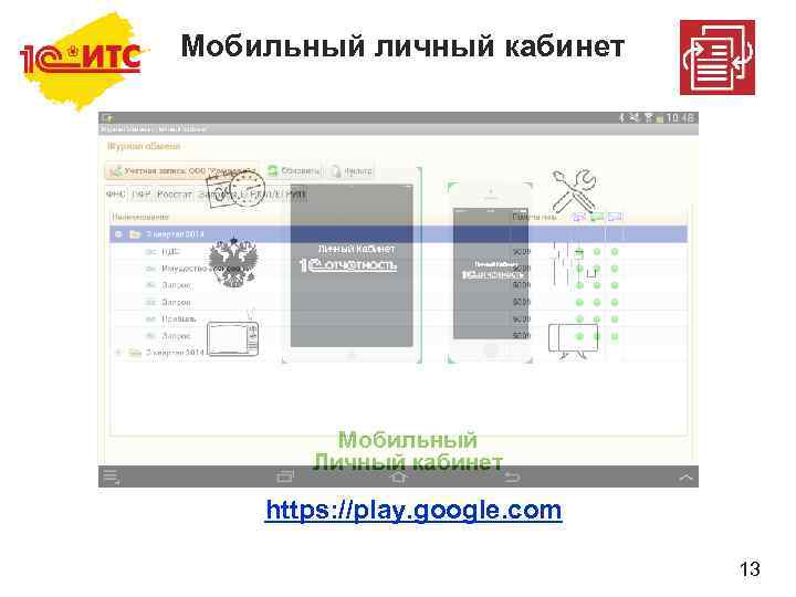 Мобильный личный кабинет Личный Кабинет Мобильный Личный кабинет https: //play. google. com 13 