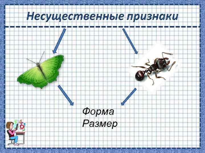 Форма Размер 