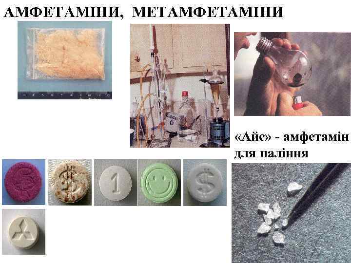 АМФЕТАМІНИ, МЕТАМФЕТАМІНИ «Айс» - амфетамін для паління 