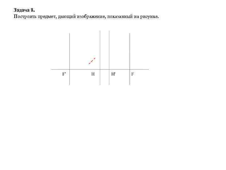 Построить изображение предмета расположение которого показано на рисунке 162