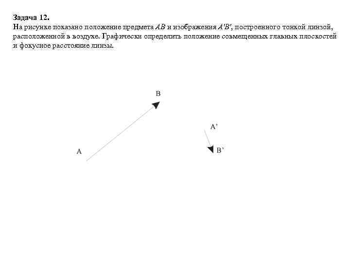 Какое положение изображено на рисунке. На рисунке показано положение предмета АВ. Положение изображения предмета в линзах. Предмет и изображение найти построением. Найти положение изображения.