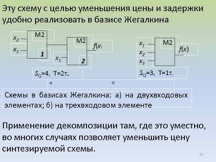 Комбинационная схема онлайн по формуле