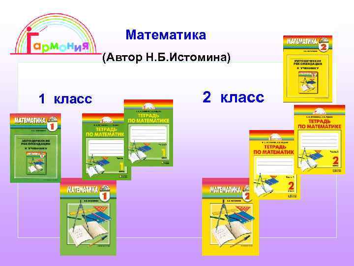 Математика (Автор Н. Б. Истомина) 1 класс 2 класс 