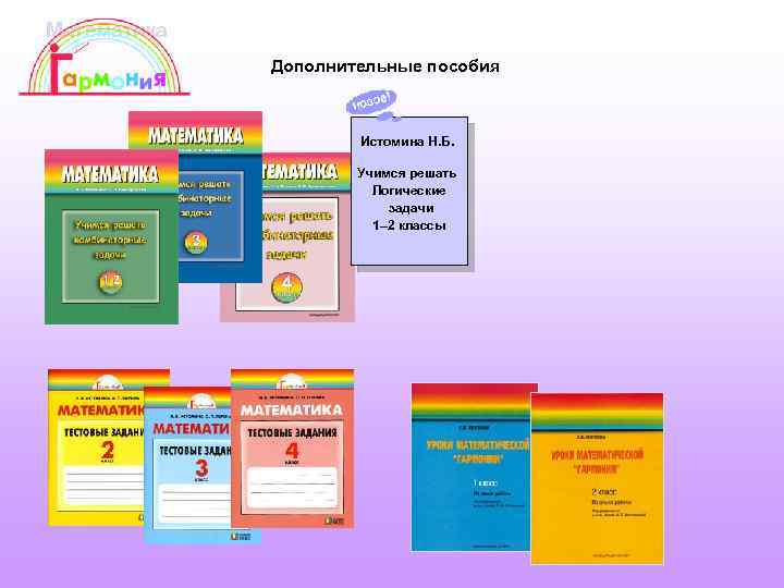 Математика Дополнительные пособия Истомина Н. Б. Учимся решать Логические задачи 1– 2 классы 