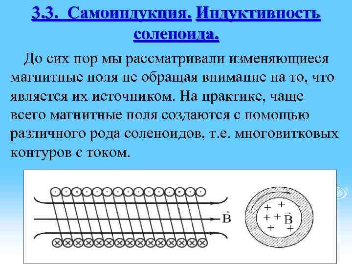 Индуктивность магнитной катушки