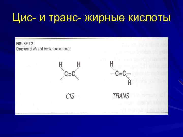 Цис- и транс- жирные кислоты 