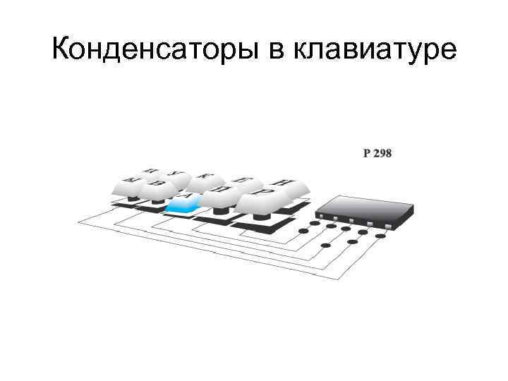 Конденсаторы в клавиатуре 