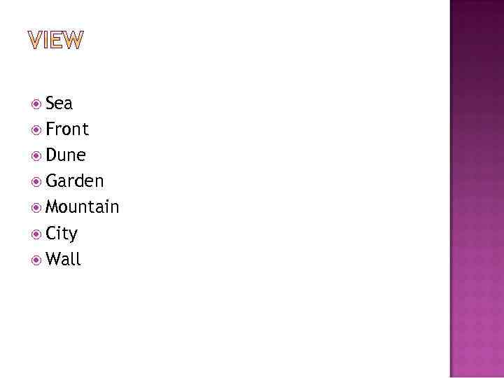  Sea Front Dune Garden Mountain City Wall 