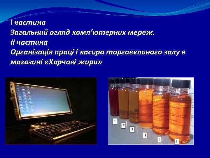 І частина Загальний огляд комп’ютерних мереж. ІІ частина Організація праці і касира торговельного залу