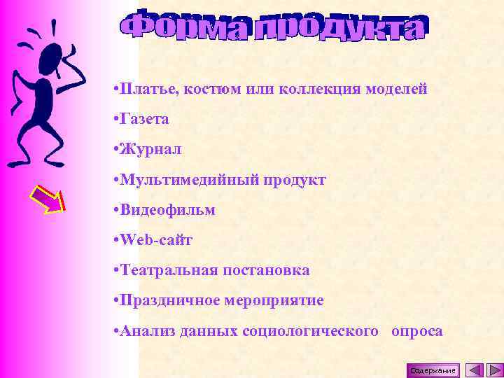  • Платье, костюм или коллекция моделей • Газета • Журнал • Мультимедийный продукт