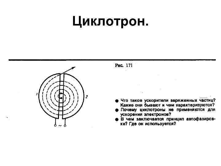 Ускорители заряженных частиц презентация