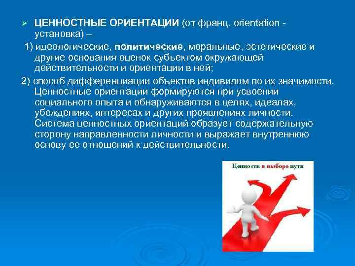 Установки ориентация поведения