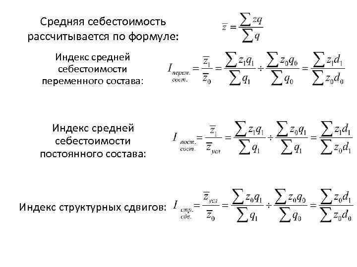 Индекс плана индекс выполнения плана