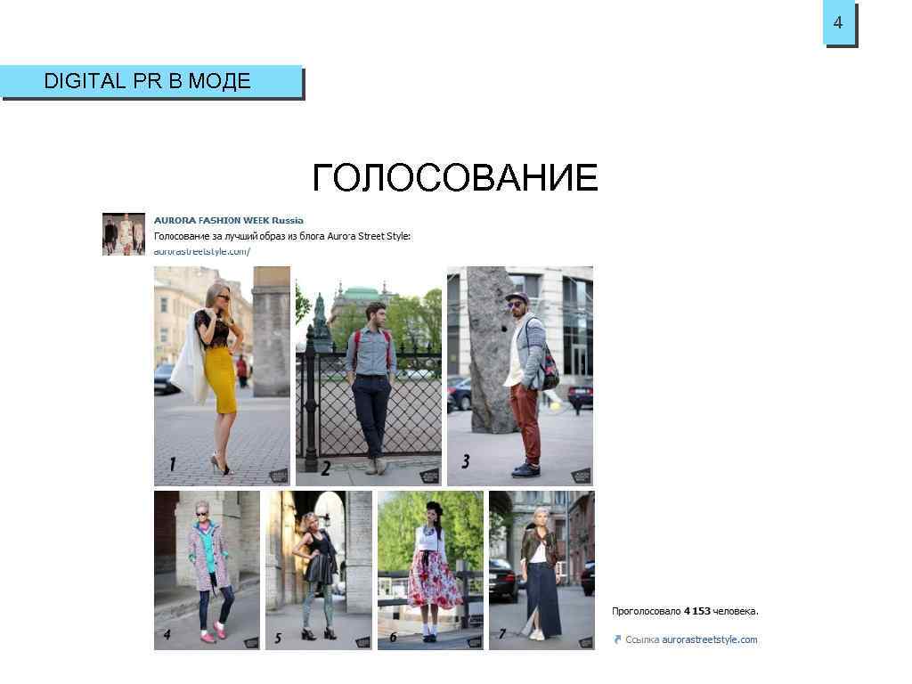 4 DIGITAL PR В МОДЕ ГОЛОСОВАНИЕ 